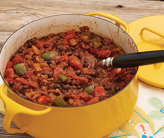 Vegetarian Campfire Chili