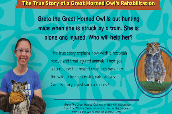 Greta the Great Horned Owl