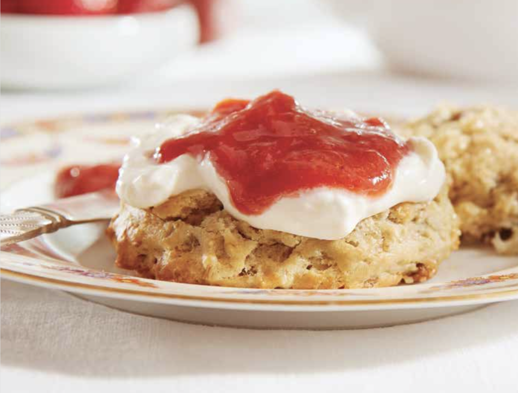 Rhubarb Scones