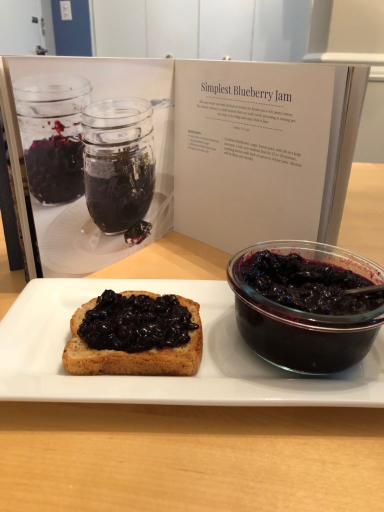 Blueberry Linzer Cookies