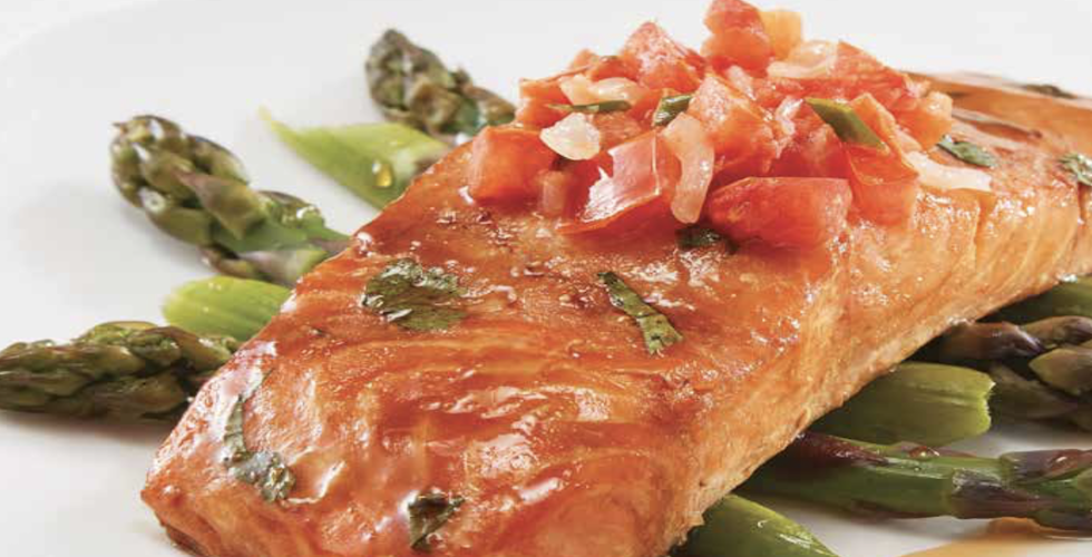 soy maple glazed salmon