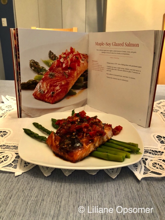 Maple-Soy Glazed Salmon 