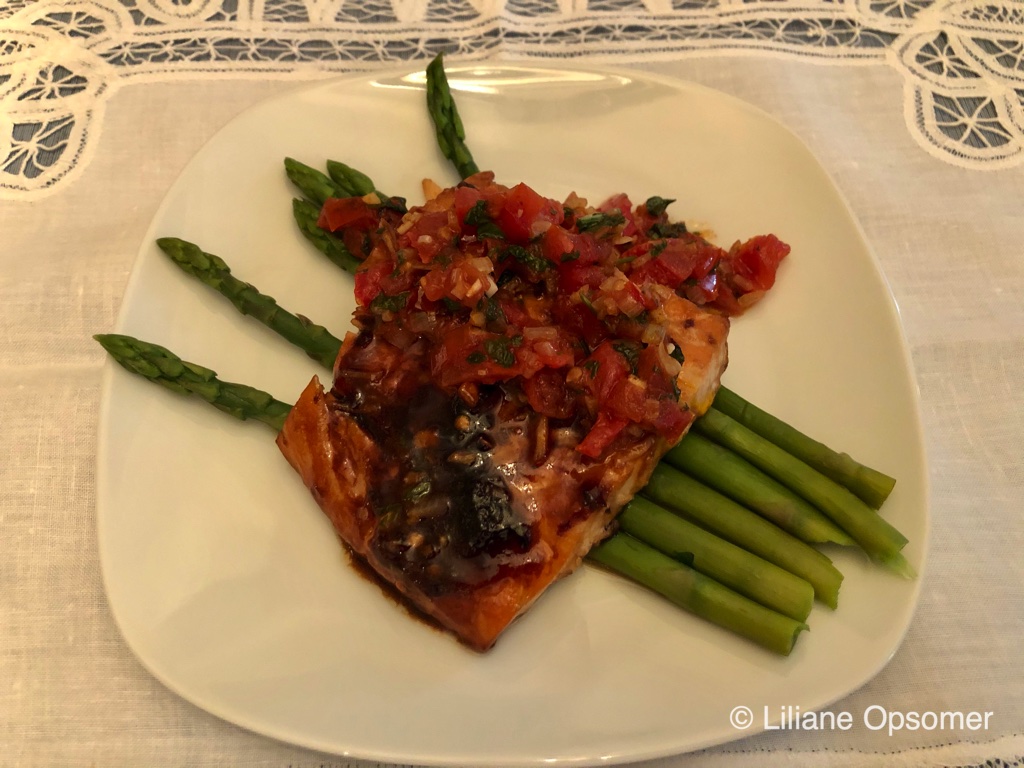 Maple-Soy Glazed Salmon 